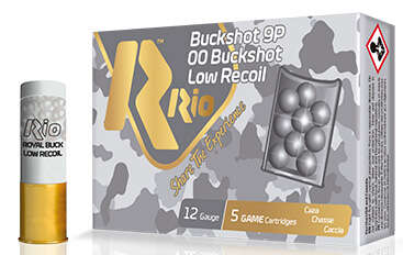 Ammunition Rio Ammunition ZPAP M85 12Gauge2.75" RIO ROYAL BUCK LOW RECOIL 9P 12GA 25/10 • Model: ZPAP M85